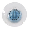 Sagebrook Home 18558 Glass, 12L" Blue Waters Bowl, Blue/White