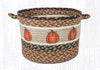 Earth Rugs UBP-222 Harvest Pumpkin Printed Utility Basket 17``x11``