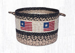 Earth Rugs UBP 9-1032 Original Flag Printed Utility Basket 17``x11``