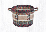 Earth Rugs UBP-81 Chickadee Printed Utility Basket 13``x9``