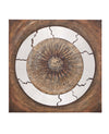 Benzara The Astute Wood Metal Canvas Art