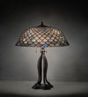 Meyda Lighting 38594 30" High Tiffany Fishscale Table Lamp