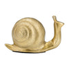 Sagebrook Home 17719 7"L Metal, Deco Snail, Gold