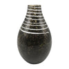 Sagebrook Home 17157-01 Ceramic, 10" Primeval Vase, Black