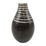 Sagebrook Home 17157-01 Ceramic, 10" Primeval Vase, Black