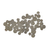 Sagebrook Home 18163-01 Metal, 43" Circles Wall Decor, Multi