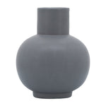 Sagebrook Home 17055-03 Ceramic, 8" Bulbous Vase, Gray