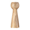 Sagebrook Home 17816-01 Wood, 18" Candle Holder, Brown