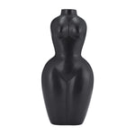 Sagebrook Home 17203-01 Dol, 12" Torso Vase, Black