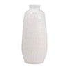 Sagebrook Home 16944-05 Ceramic, 15" Carved Vase, White