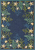 Couristan Outdoor Escape Sea Water 8' X 11' Rectangular Indoor/Outdoor  Transitional Rug