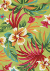 Couristan Covington Painted Fern 8' X 11' Rectangular Indoor/Outdoor  Contemporary Rug