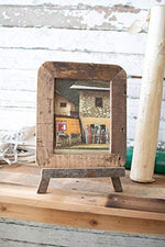 Kalalou NMCC1160 Recycled Wood Photo Frame with Easel
