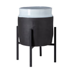 IMAX Worldwide Home Miller Large Ceramic Planter with Stand