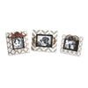 IMAX Worldwide Home Chevron Photo Frames - Set of 3