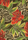 Couristan Covington Areca Palms 2'6" X 8'6" Runner Indoor/Outdoor  Contemporary Rug