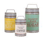 Imax Worldwide Home Dairy Barn Decorative Lidded Containers - Set of 3