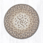 Earth Rugs MS-776 Natural Round Swatch 10``x10``