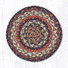 Earth Rugs MS-9-90 Terracotta Round Swatch 10``x10``