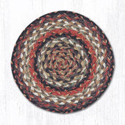 Earth Rugs MS-9-90 Terracotta Round Swatch 10``x10``