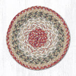 Earth Rugs MS-9-92 Sage Round Swatch 10``x10``