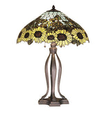 Meyda Lighting 47592 30"H Wild Sunflower Table Lamp