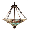 Meyda Lighting 47596 17" Square Valencia Mission Inverted Pendant