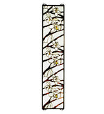Meyda Lighting 47887 9"W X 42"H Magnolia Stained Glass Window Panel