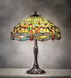 Meyda Lighting 47960 26" High Tiffany Hanging head Dragonfly Table Lamp
