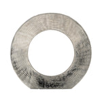 Sagebrook Home 17733-03 Metal, 11", Round Open Cut Out Vase, Silver