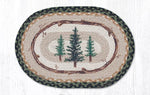 Earth Rugs PM-OP-116 Tall Timbers Oval Placemat 13``x19``