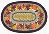 Earth Rugs PM-OP-395 Autumn Oval Placemat 13``x19``