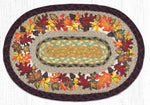 Earth Rugs PM-OP-395 Autumn Oval Placemat 13``x19``
