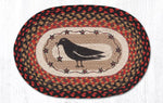 Earth Rugs PM-OP-919 Crow & Star Oval Placemat 13``x19``