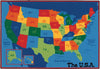 Carpet For Kids USA Map Rug
