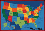 Carpet For Kids USA Map Rug