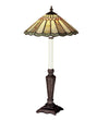 Meyda Lighting 48384 28"H Carousel Jadestone Buffet Lamp