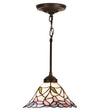 Meyda Lighting 48919 9"W Daffodil Bell Mini Pendant