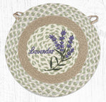 Earth Rugs CH-611 Lavender Round Chair Pad 15.5``x15.5``