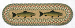 Earth Rugs ST-OP-09 Fish Oval Stair Tread 27"x8.25" (Set of 13)