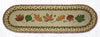 Earth Rugs ST-OP-24 Autumn Leaves Oval Stair Tread 27"x8.25" (Set of 13)