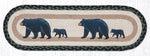 Earth Rugs ST-OP-116 Mama & Baby Bear Oval Stair Tread 27"x8.25" (Set of 13)