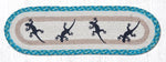 Earth Rugs ST-OP-473 Gecko Oval Stair Tread 27"x8.25" (Set of 13)