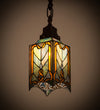 Meyda Lighting 491255.5"Sq Cottage Mission Mini Pendant