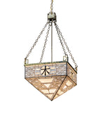 Meyda Lighting 49817 21" Square Shu Pendant