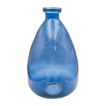 Sagebrook Home 18554-03 Glass, 19" Balloon Vase, Blue