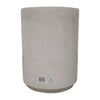 Sagebrook Home 18083-01 Porcelain, 18" Reactive Glaze Stool, Ivory