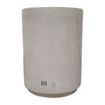 Sagebrook Home 18083-01 Porcelain, 18" Reactive Glaze Stool, Ivory