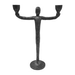 Sagebrook Home 18509-02 Metal, 15" 2 Taper Candelabra, Gold