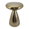 Sagebrook Home 18401 Metal, 23" Hourglass Accent Table, Gold